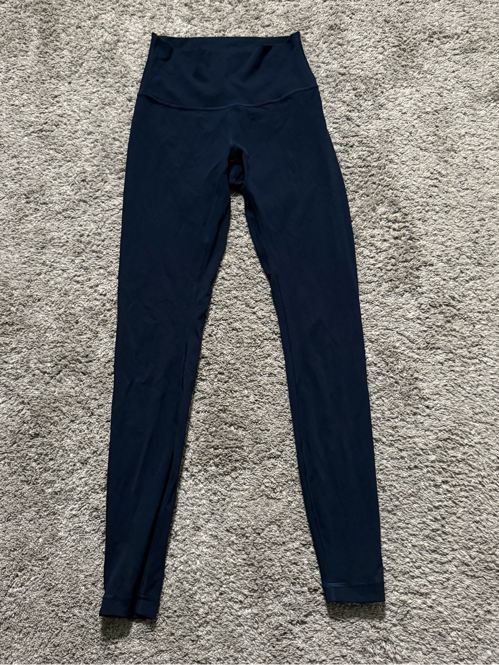 High-Waist Navy Blue Lululemon Leggings Women’s Size 6
